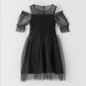 Zara Girls Elasticized Tulle Dress